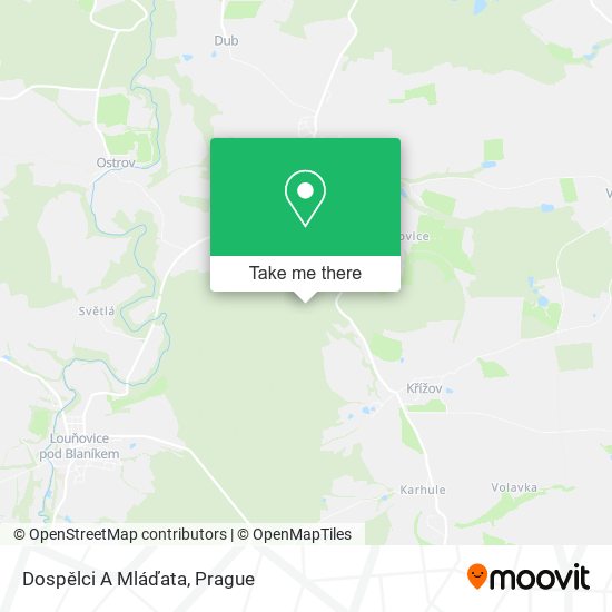 Dospělci A Mláďata map
