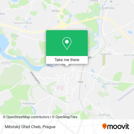 Městský Úřad Cheb map
