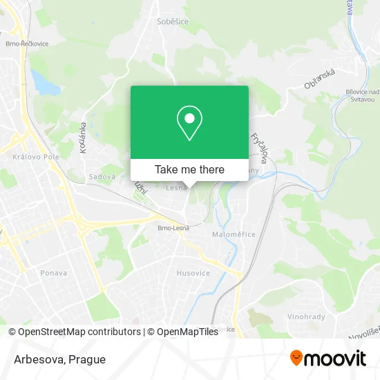 Карта Arbesova