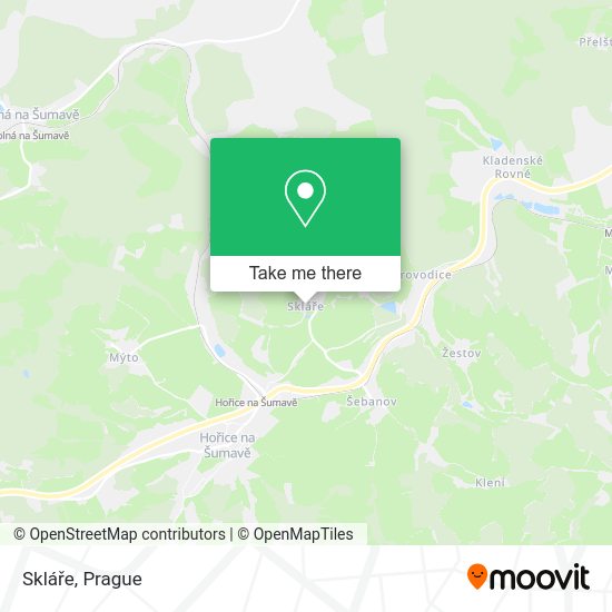 Карта Skláře