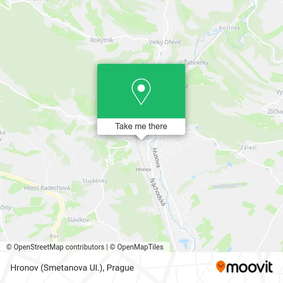 Карта Hronov (Smetanova Ul.)