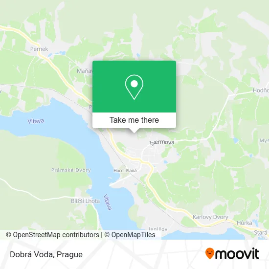 Карта Dobrá Voda