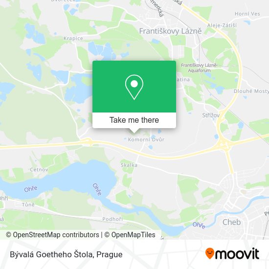 Bývalá Goetheho Štola map