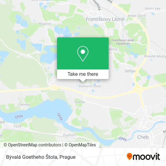 Карта Bývalá Goetheho Štola