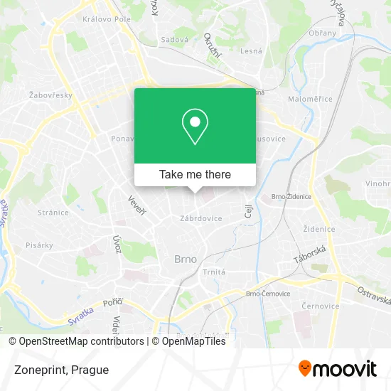 Карта Zoneprint