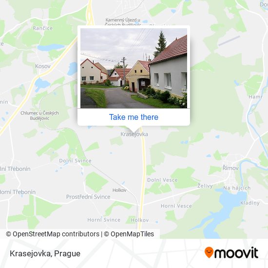 Krasejovka map