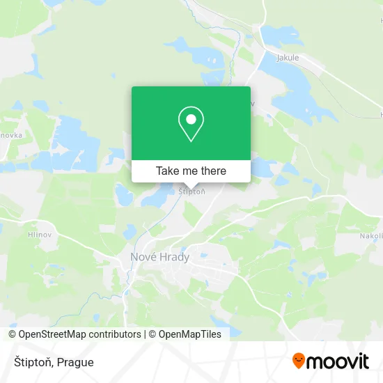 Карта Štiptoň