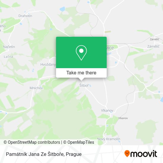 Památník Jana Ze Šitboře map