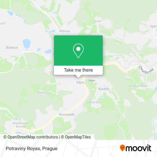 Карта Potraviny Royas