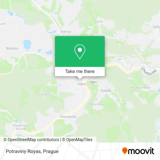 Potraviny Royas map