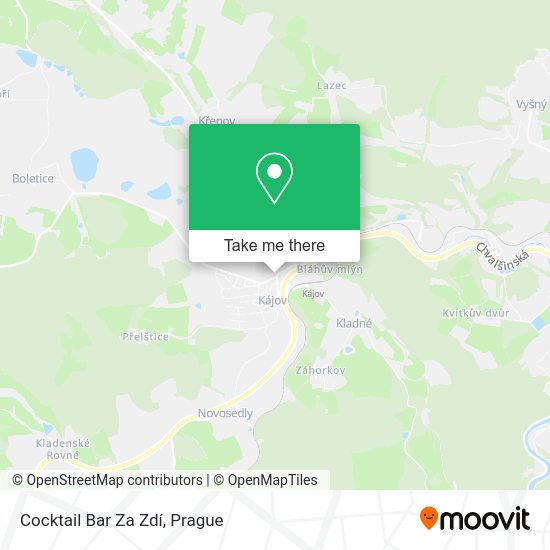 Cocktail Bar Za Zdí map