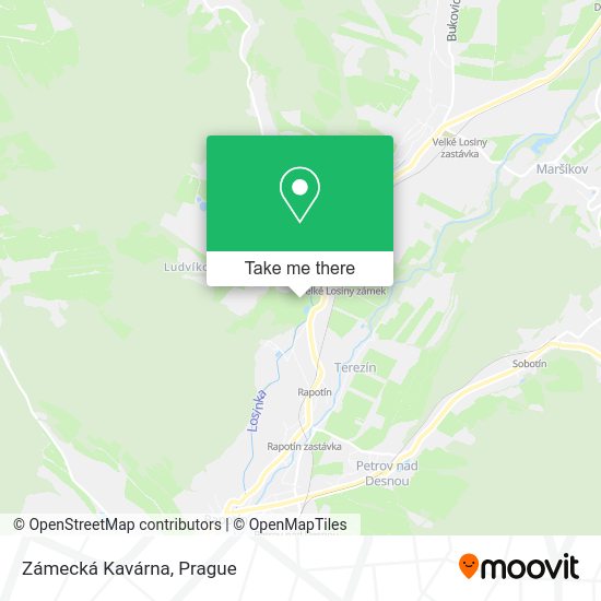 Карта Zámecká Kavárna