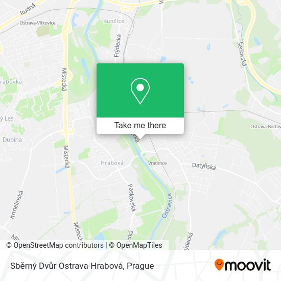 Sběrný Dvůr Ostrava-Hrabová map