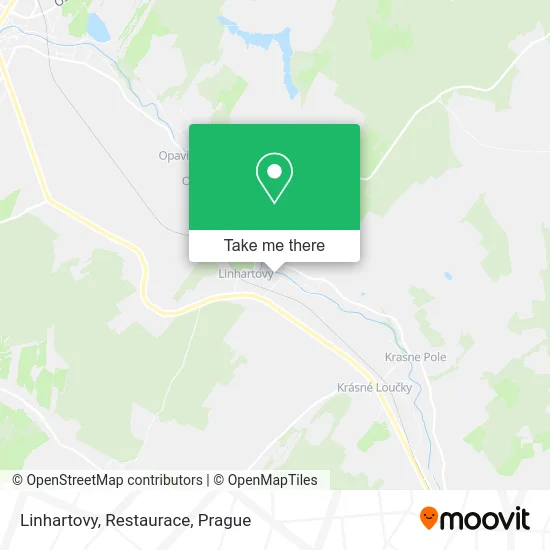 Карта Linhartovy, Restaurace