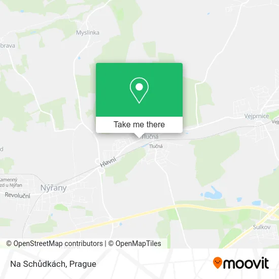 Карта Na Schůdkách