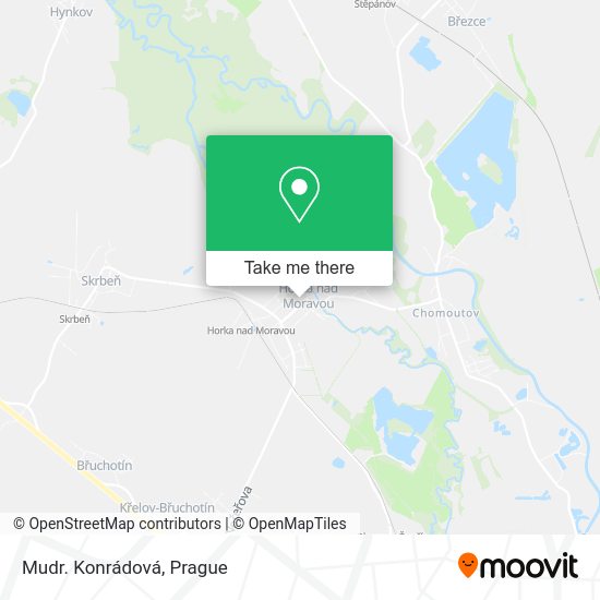 Карта Mudr. Konrádová