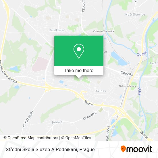 Střední Škola Služeb A Podnikání map