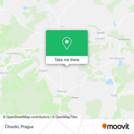 Карта Čihadlo
