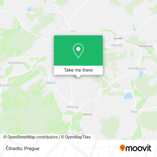 Čihadlo map