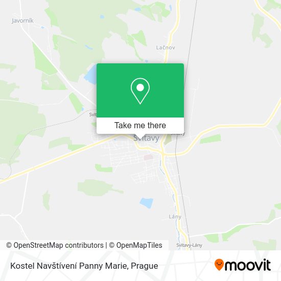 Kostel Navštívení Panny Marie map
