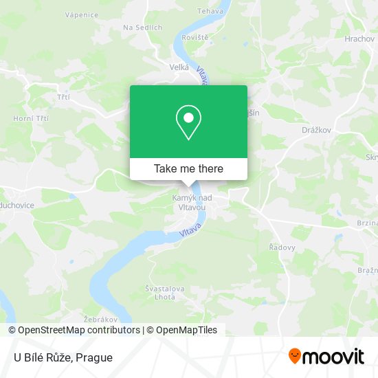 U Bílé Růže map