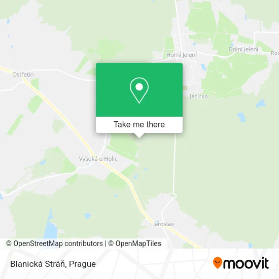 Карта Blanická Stráň