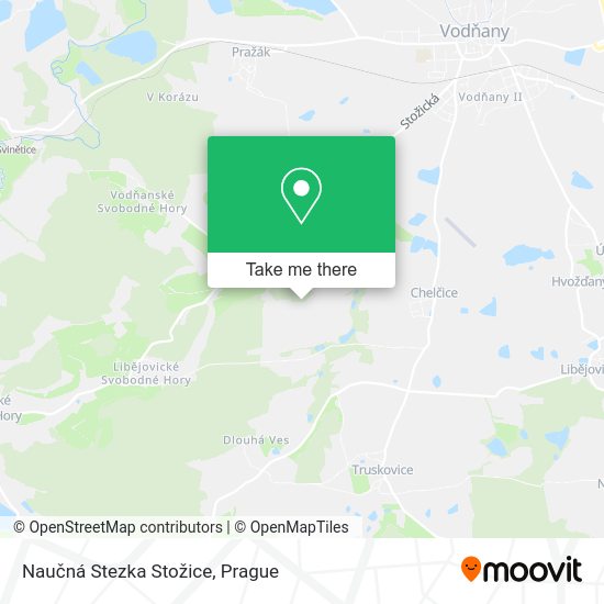 Naučná Stezka Stožice map