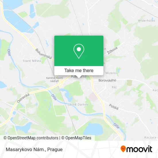 Карта Masarykovo Nám.