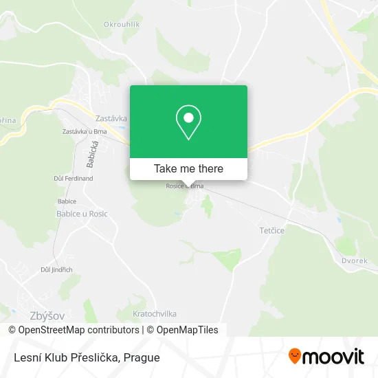 Карта Lesní Klub Přeslička