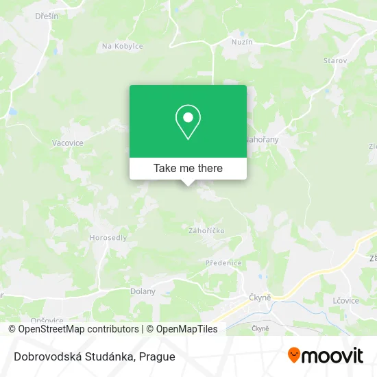Карта Dobrovodská Studánka