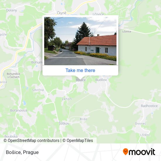 Bošice map