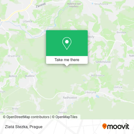 Карта Zlatá Stezka