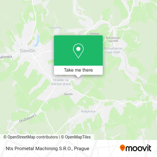 Карта Nts Prometal Machining S.R.O.