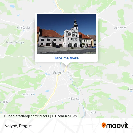 Карта Volyně