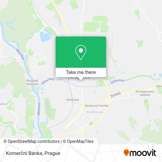 Komerční Banka map