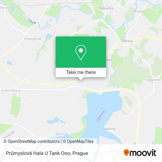 Карта Průmyslová Hala U Tank Ono