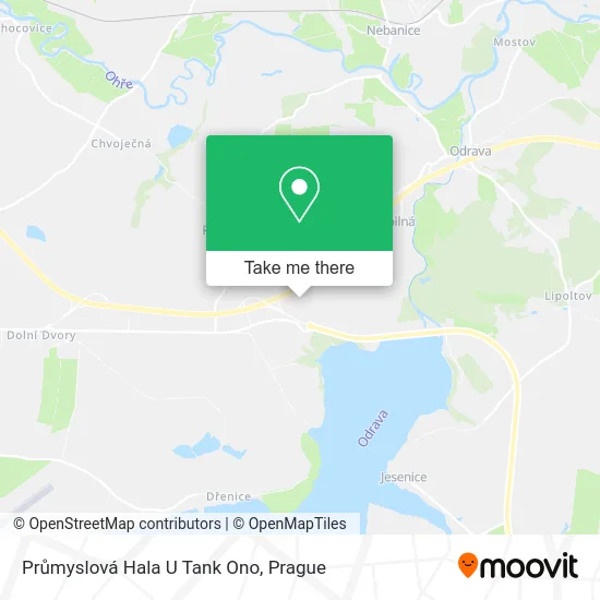 Карта Průmyslová Hala U Tank Ono