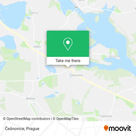 Карта Češnovice
