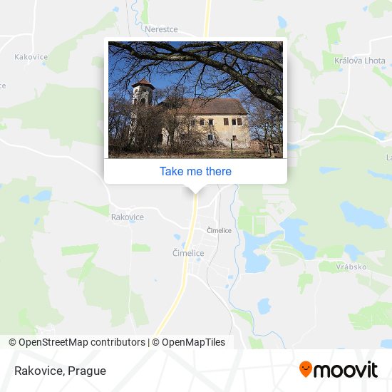 Rakovice map