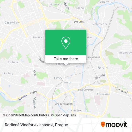 Rodinné Vinařství Janásovi map