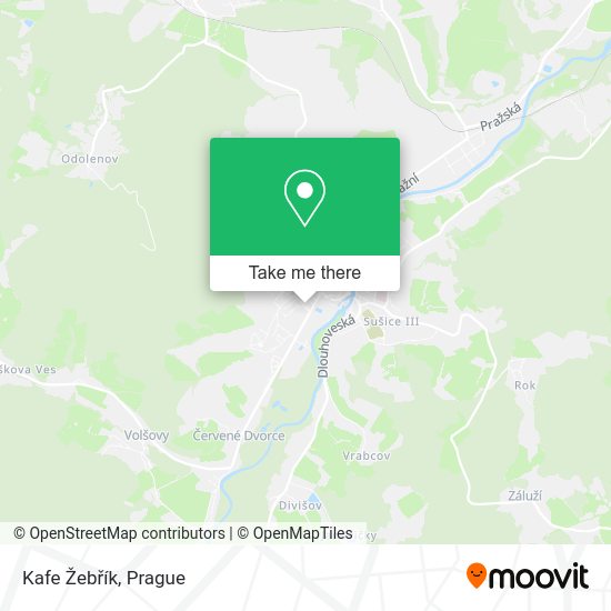 Kafe Žebřík map