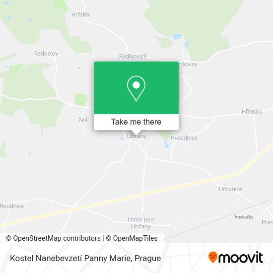 Kostel Nanebevzetí Panny Marie map