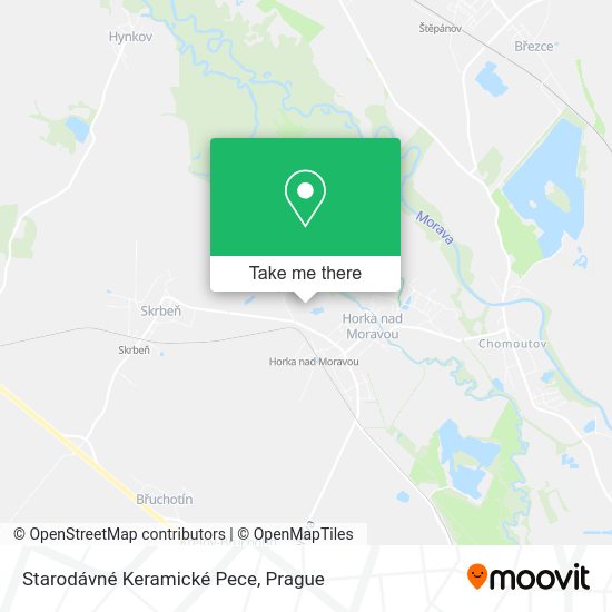 Карта Starodávné Keramické Pece