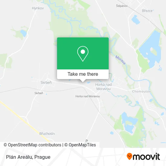Карта Plán Areálu