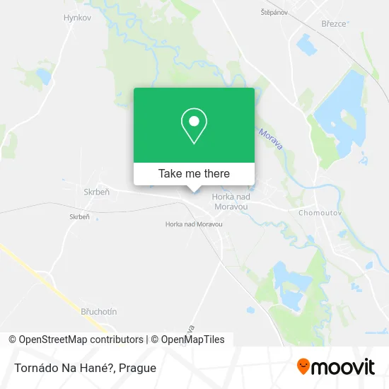 Карта Tornádo Na Hané?