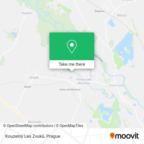 Kouzelný Les Zvuků map