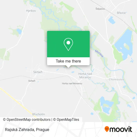 Карта Rajská Zahrada