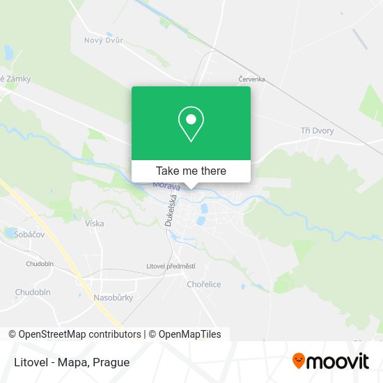Карта Litovel - Mapa