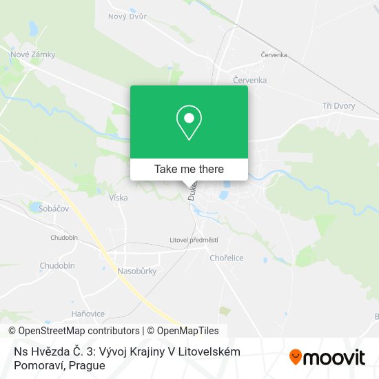 Ns Hvězda Č. 3: Vývoj Krajiny V Litovelském Pomoraví map