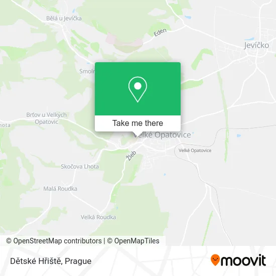 Dětské Hřiště map